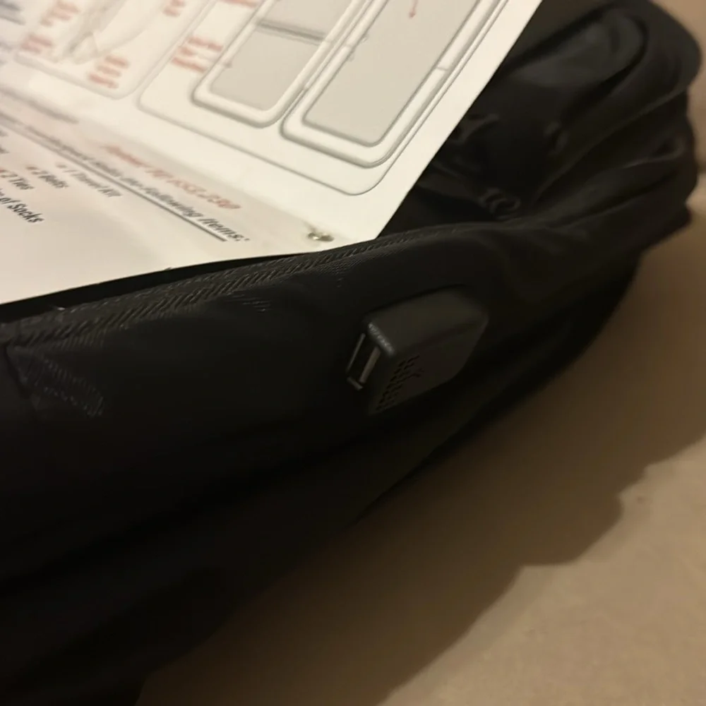 Duchamp London expandable travel backpack suitcase in black. New with tags NWT - Picture 7 of 11